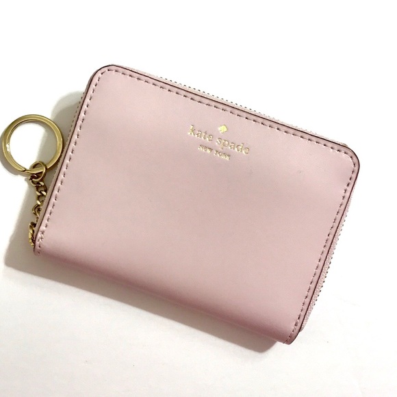 kate spade Handbags - ‼️SOLD Kate Spade Blush Pink Keychain Small Wallet